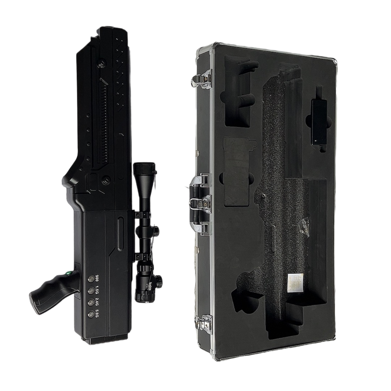  旬阳手持便携式枪型低空防御反制四通道A型